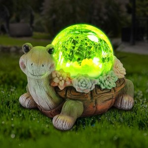 Solar Turtle Garden Statue Lights